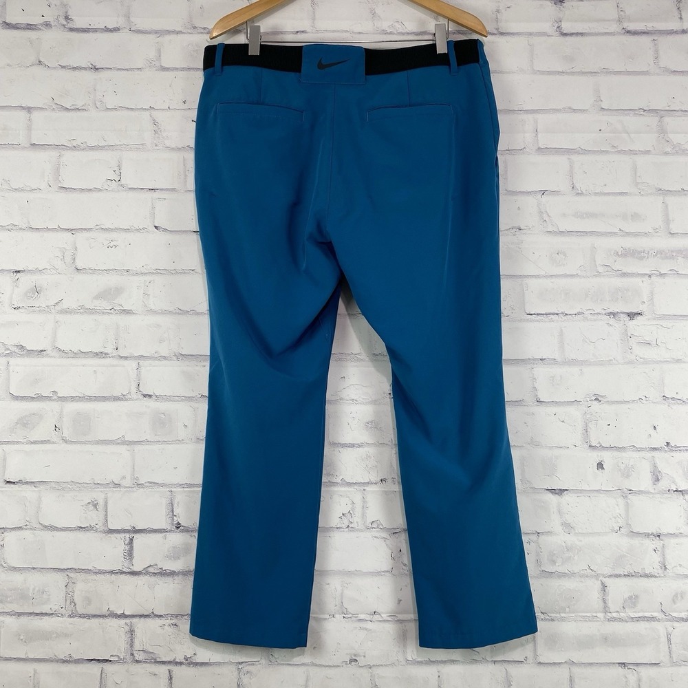 Nike Pants Men's 35x30 Nike Golf Pants Vapor Slim Fit Blue Dri-Fit Golfing - Picture 2 of 13